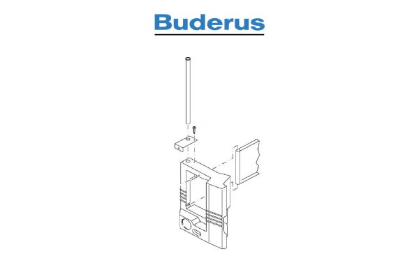 Halterung für UBA weiß V2 - 7098789