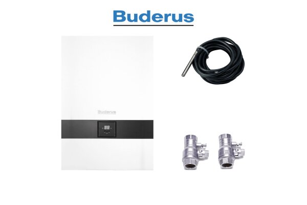 Logaplus Paket E156-2 mit Speicherfühler 10K und Wartungshahn Set 3/4