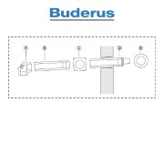 Buderus Grundbausatz WH-WS - konzentrisch - Kunststoff PP - DN 80-125 - C13x