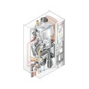 Weishaupt Thermo Condens WTC-GW 15 kW-B W, mit Heizung, Umschaltventil für Speicherladung (WAS70/100 Eco), Anschlüsse unten - 894002