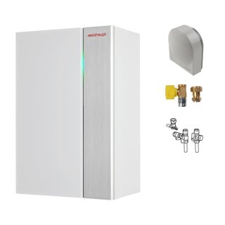 Weishaupt Thermo Condens WTC-GW 25 kW-B H, mit Heizung, ohne Warmwasser, Anschlüsse unten - 894005