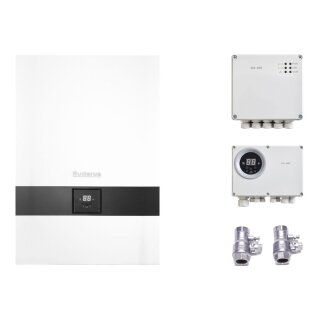 Buderus Logaplus Paket M Kaskade E156 Kaskade E156-4kW, EKR u KASK Modul, Wartungshahn Set