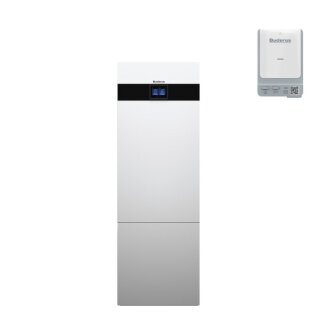 Buderus Sole-Wasser-Wärmepumpe Logatherm WSW186i-6 T180, Inneneinheit, modulierend, monovalent, integr. Edelstahl-Warmwasserspeicher 180 L, Funkmodul MX400 - 7739624050