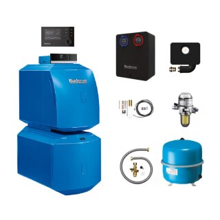 Buderus GB125-35 kW Öl-Brennwert-Paket Logaplus K31/2, Blaubrenner BE, Warmwasserspeicher LT300, Bedieneinheit RC310, Regelung MC110, Heizkreis-Set HSM25( 32/6) - 7739610625