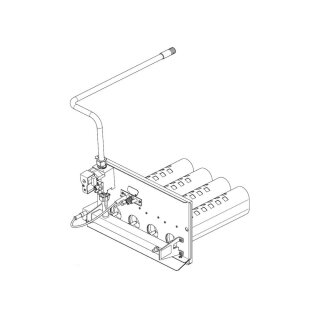 Brenner AE144X 20/4 V2 (20kW bei 4 Kesselgliedern) komplett mit SIT-Gasarmatur, Zündgasbrenner, Zündtravo, Elektroden & Kabel - 63043592