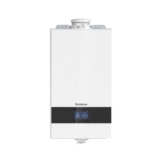 Buderus Gas-Brennwert-Kombigerät Logamax plus GB182i.2-20 kW KDW H, mit integr. Warmwasserbereitung, Erdgas, weiß - 7736902126