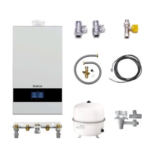 Buderus 
GB172i.2-20 kW W H Gas-Brennwert Paket Logaplus W22S, mit Bedieneinheit BC400 - 7739621319