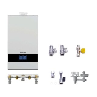 Buderus 
GB172i.2-20 kW KDW H Gas-Brennwert-Kombigerät Paket Logaplus W25, mit Bedieneinheit BC400, Aufputz - 7739621324