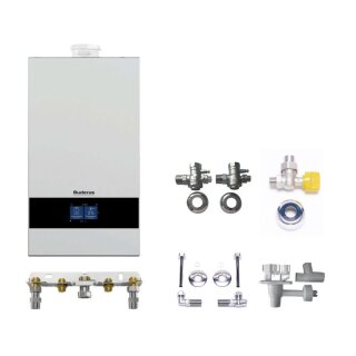 Buderus GB172i.2-20 kW KDW H Gas-Brennwert-Kombigerät Paket Logaplus W25, mit Bedieneinheit BC400, Unterputz - 7739621325