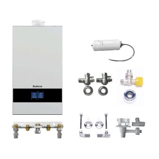 Buderus 
GB172i.2-24 kW T50 Gas-Brennwert Paket Logaplus W26, mit Bedieneinheit BC400, Unterputz - 7739621327